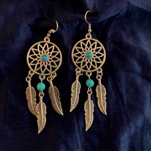 Silver Dream Catcher Earrings